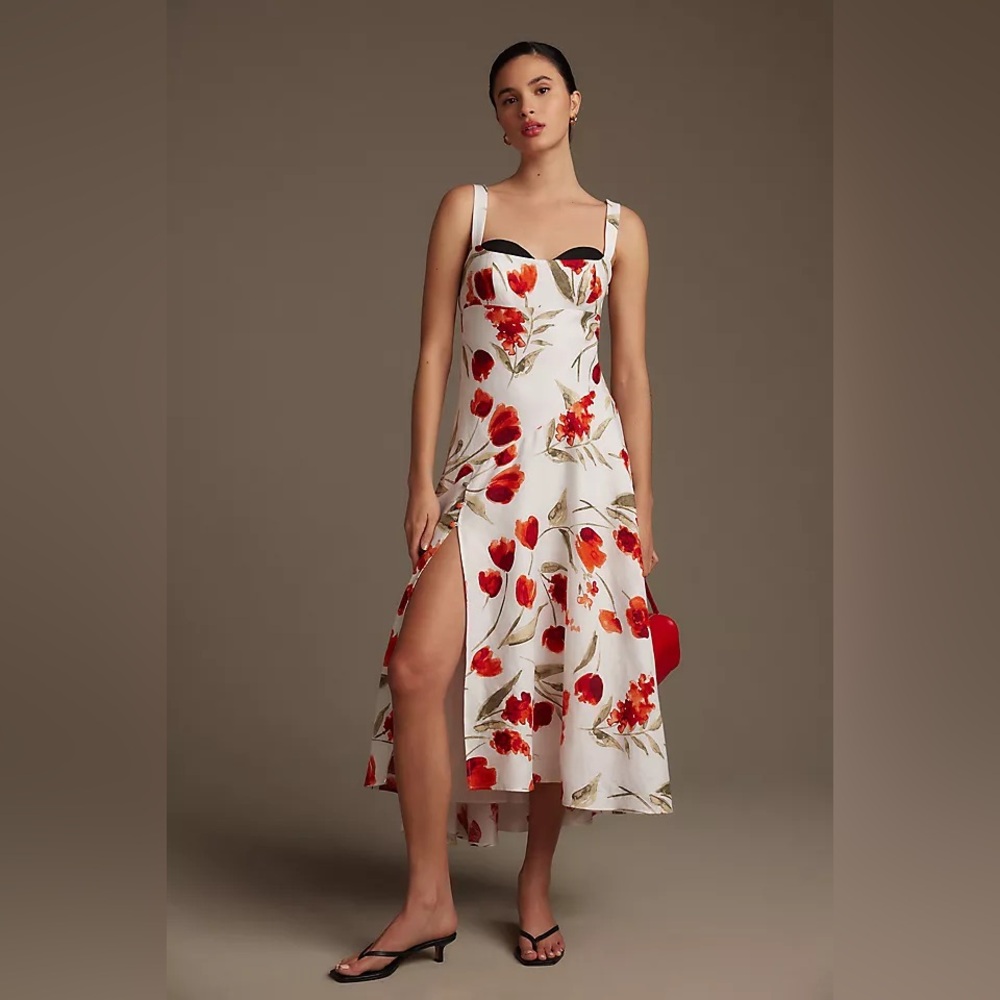 Reformation Bekki Linen Dress - Picture 4 of 16